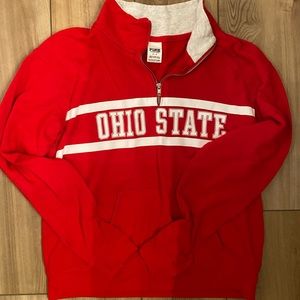 Pink - OSU zip sweatshirt